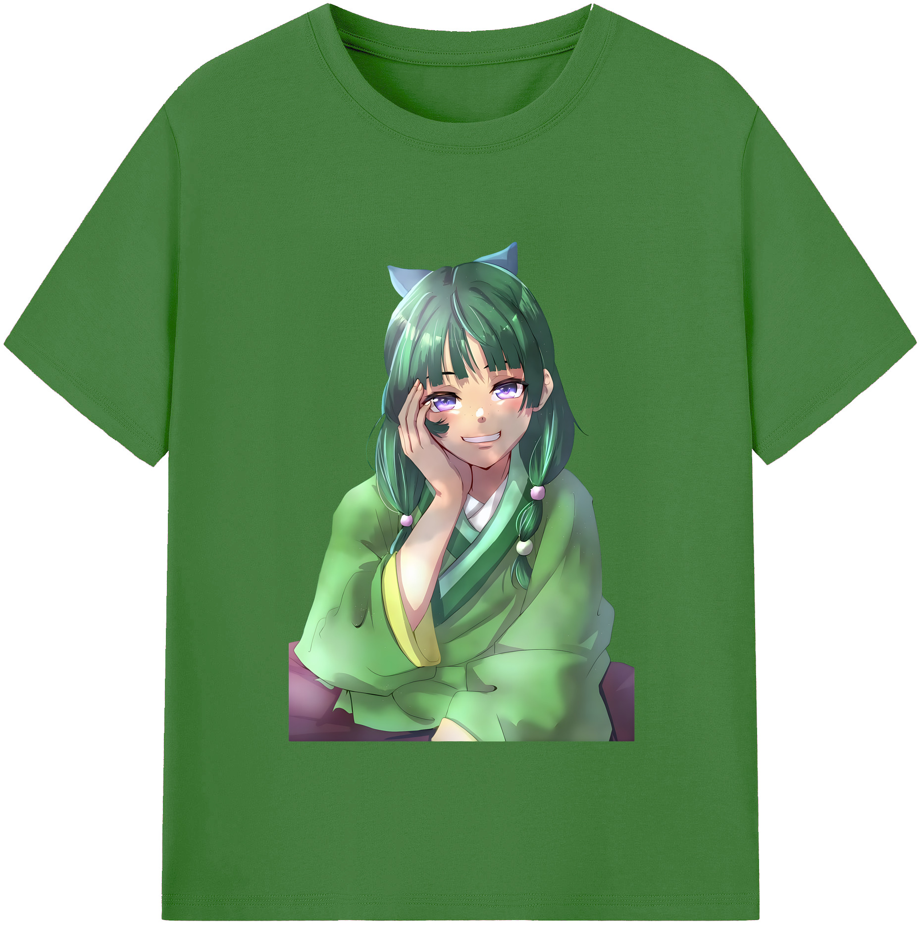 （画像用） 薬屋のひとりごと The Apothecary Diaries レディースカジュアルプリントTシャツ（綿100％）